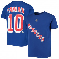 New York Rangers tricou de copii Artemi Panarin #10 Player Name &amp; Number - Dětské XL (14 - 16 let)