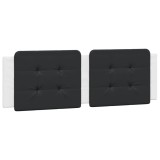 Cumpara ieftin Perna pentru tablie pat, Zadar, negru si alb, 160cm, piele artificiala