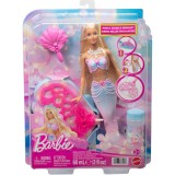 Papusa sirena, Barbie, Bubble Sparkle Mermaid, JLW56