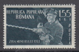 ROMANIA 1953 LP 350 ZIUA MINERULUI MNH