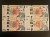 Coala Romania 4 X 100 lei, 2026, Carada UNC cu plic si certificat