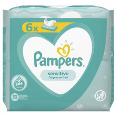 Servetele umede Pampers Sensitive (6x52 buc) foto