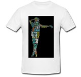 Tricou &quot; Michael Jackson Typography &quot;