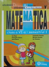 MATEMATICA. CLASA A VI-A, SEMESTRUL 1-ION ROSU, GH. CRACIUN, A. BENZA, C. SARAOLU, M. SARAOLU, I. TOMESCU-237057