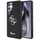 Husa pentru Samsung Galaxy S25 Ultra S938, Guess, Glitter Big 4G Script, Neagra