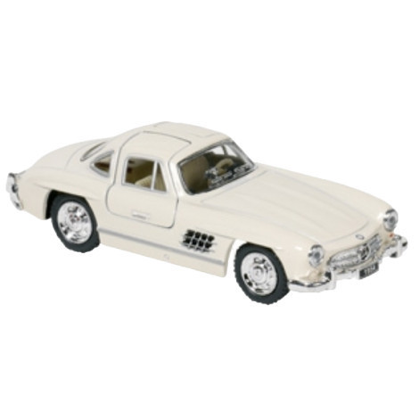Masinuta die cast Mercedes-Benz 300SL Coup&eacute; 1954, scara 1:36, 12.8 cm, alb