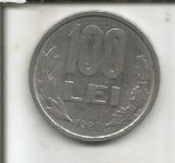 No(1) moneda-ROMANIA-100 Lei 1992