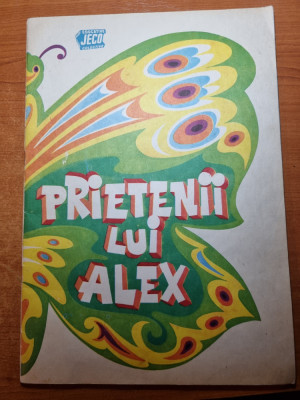 carte de cantecele pentru copii - prietenii lui alex - 1990 foto