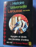 Apogee et declin des societes d&#039;ordres 1610-1787/ Suzanne Pillorget