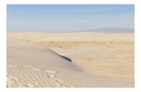 Tablou Canvas, "Peisaj deșertic &icirc;n lumina dimineții", Nisip, Dune, Cer, Albastru, Peisaj, Pustiu, Liniște, Natural, Arid, Culori, Texturi, Munți, Oriz