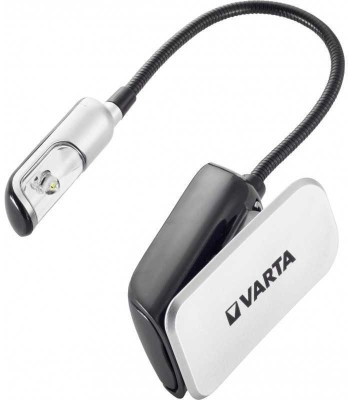 Lanterna LED Varta de citit cu clips 2x CR2032 foto