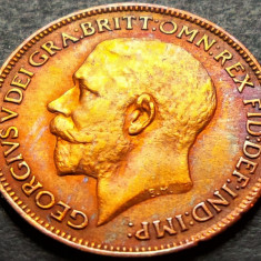 Moneda istorica FARTHING - ANGLIA, anul 1923 * cod 5039