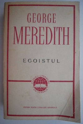 Egoistul &amp;ndash; George Meredith foto