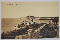 CONSTANTA , CAZINOUL , FARUL GENOVEZ SI BULEVARDUL , CARTE POSTALA , INCEPUTUL SEC. XX foto