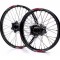 Set roti enduro KTM Husqvarna 21 x1.60 ax 22mm 18 x2.15 ax 20mm black hub Enduro Expert SRE2118BKEE