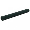 VidaXL Plasă de s&acirc;rmă găini, verde, 25 x 1,2 m, oțel cu &icirc;nveliș PVC