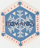 Romania RSR Fluturas publicitar Borsa Sinaia Lacul Rosu Paltinis Predeal Poiana Stalin turism
