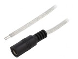 Cablu Prelungitor DC 5m 5,5/2,1mm Transparent, Bq Cable