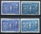 1938 , Lp 123 , Lp 123 a , Intelegerea Balcanica - serie dantelata + nedantelata - MNH