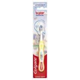 Periuta de Dinti Copii, Colgate, Baby, 0-2 ani, Extra-Soft, model Elefant, Culoare Galbena