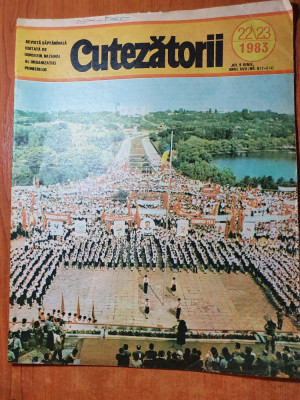 revista pentru copii - cutezatorii 9 iunie 1983-numar dublu foto