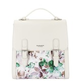 Cumpara ieftin Rucsac crem cu imprimeu floral DHJ731-3 M11