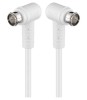 Cablu antena SAT 90 grade 80dB dublu ecranat 1.5m F tata rapida 90 -, Goobay