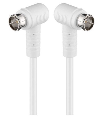 Cablu antena SAT 90 grade 80dB dublu ecranat 1.5m F tata rapida 90 - foto
