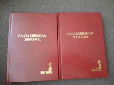 Calcul Diferential Si Integral Vol.1-2 - Gh. Siretchi LEGATE DE LUX foto