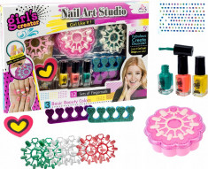 Set nail art pentru fetite, lac de unghii si accesorii manichiura foto