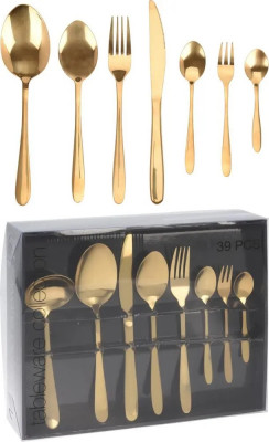 Set 39 Tacamuri Excellent Houseware, Inox, Auriu 31530285 foto