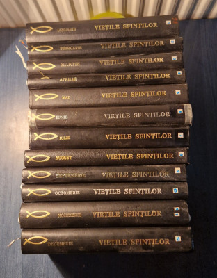 Vietile Sfintilor 12 volume set complet editia 2001 foto