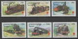 Cambodge 2001 - Locomotive, trenuri, serie neuzata
