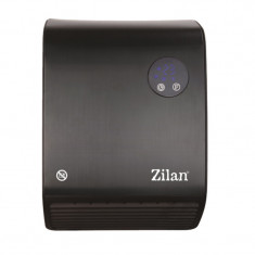Incalzitor ventilator Zilan ZLN5633, 2000W, LED, Detectie ferestre deschise, Temporizator, 10-49 grade, IPX2, Negru