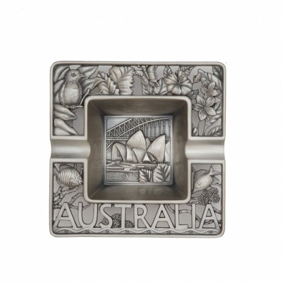 Scrumiera Metal Patrata Australia foto