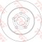 Disc frana LEXUS CT (ZWA1) (2010 - 2016) TRW DF6145