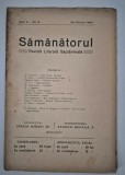 Carte veche Revista Samanatorul An 5 Numar 9 1906