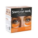 Mască pentru pleoape Starry, portocală, colagen clar de origine naturală