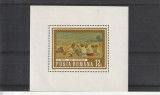 Romania,Pictura Munca,colita ,nr lista 836 .