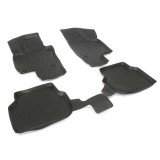 Set 4 Covorase din cauciuc cu margini inalte pentru Audi A4 Sedan (2019-)