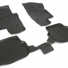 Set 4 Covorase din cauciuc cu margini inalte pentru Skoda Octavia (2013-)