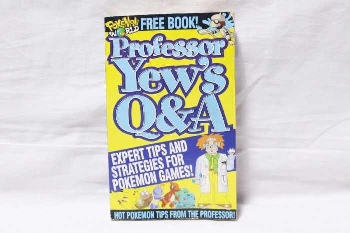 Pokemon World Professor Yew&#039;s Q&amp;A limba engleza