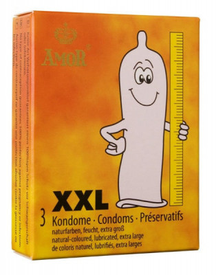 Amor XXL - Prezervative mari, 3 buc foto