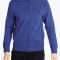 Bluza barbati cu fermoar si maneca lunga albastru, 2XL