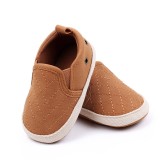 Pantofi maro tip mocasini pentru bebelusi (Marime Disponibila: 6-9 luni