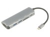 Adaptor OTG USB 3.0 0,15m Negru Argintiu 5Gbps, VCOM
