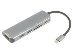 Adaptor OTG USB 3.0 0,15m Negru Argintiu 5Gbps