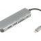 Adaptor OTG USB 3.0 0,15m Negru Argintiu 5Gbps