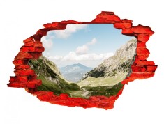 Autocolant decorativ, Gaura in perete, Natura si peisaje, Multicolor, 85 cm, 2305ST-2