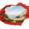 Autocolant decorativ, Gaura in perete, Natura si peisaje, Multicolor, 85 cm, 2305ST-2